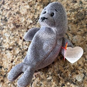 Ty Gray Seal Plush Toy